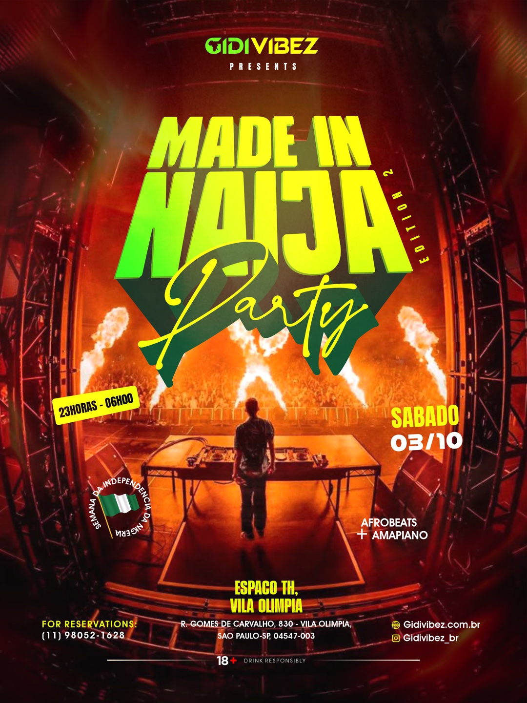 GidiVibez 002 Made in Naija - Flyer Oficial